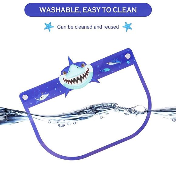 ✨5 For $15✨ Face Covering Clear Visor Elastic Band Reusable Face Shield 6 Pieces - Picture 4 of 9